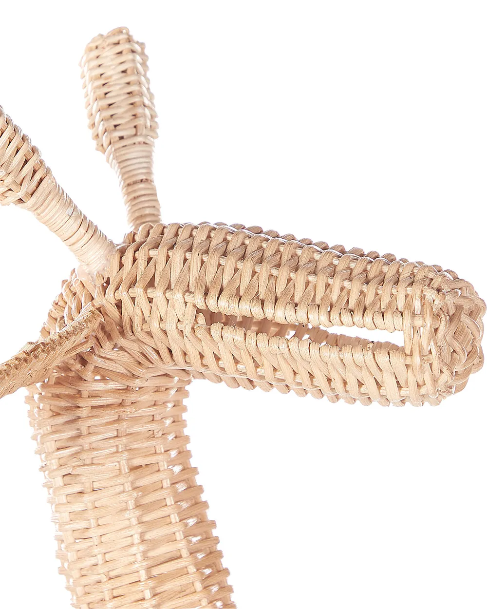 Kinder Aufbewahrungskorb Giraffe HAINAN Rattan Naturfarben_893637