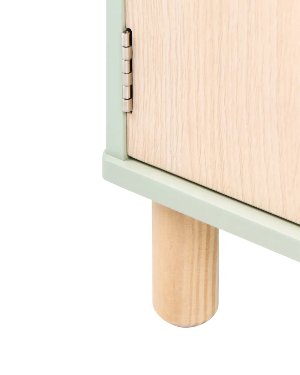 Bücherregal mit 3 Ebenen NOBBY 90 cm Hellgrün_1027838