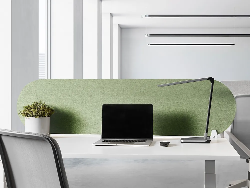 Desk Screen SPARKY 160 x 40 cm Green_1184950