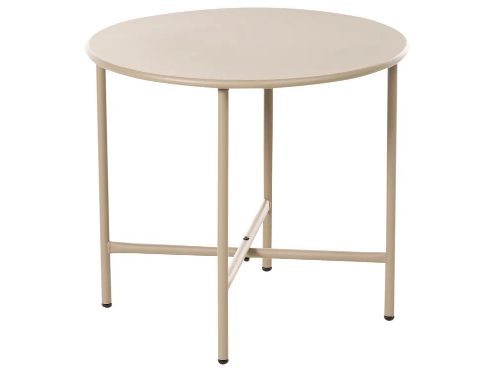 Bistro Set OVARO Polyrattan Beige_1026892