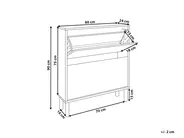 Schuhschrank NORRIS Hellbraun_916344