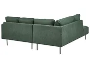 Ecksofa 4-Sitzer BREDA Stoff Grün rechtsseitig_885972
