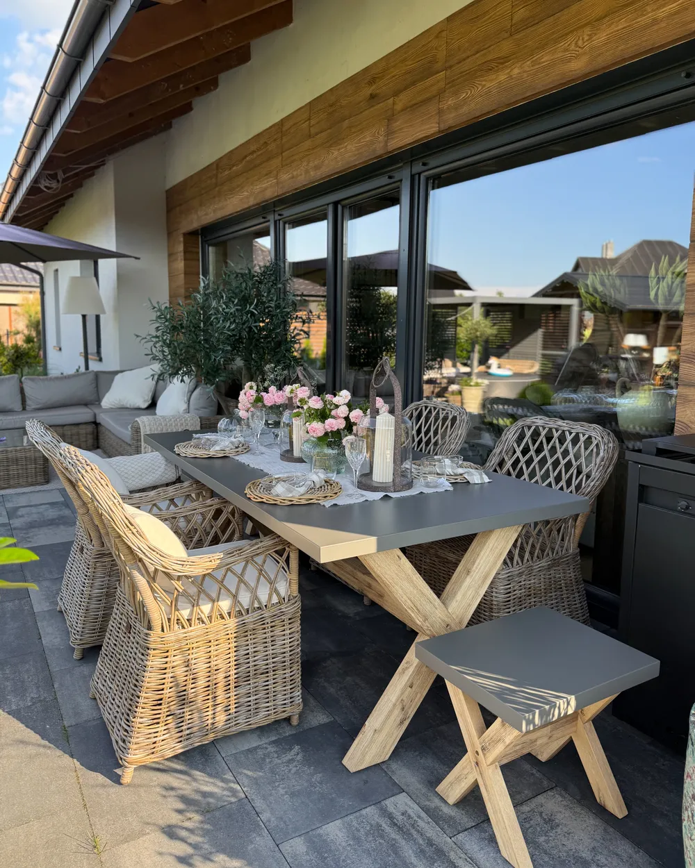 Gartenhocker OLBIA Beton Grau_1005725
