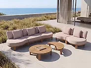 Outdoor Couchtisch ARZELLO  135 cm 90 cm Akazienholz Braun_1165926