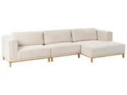 Ecksofa 5-Sitzer VENG Cord Hellbeige linksseitig_1010042