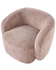 Drehsessel TORE drehbar Stoff Taupe_1165540