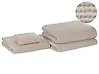 Handtücher 4er Set AREORA Baumwolle Beige