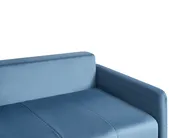 Sofa Bed 3 Seater EGGE Velvet Blue_1020842