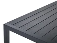 Gartenmöbel Set 6-Sitzer VERNIO Schwarz_909881