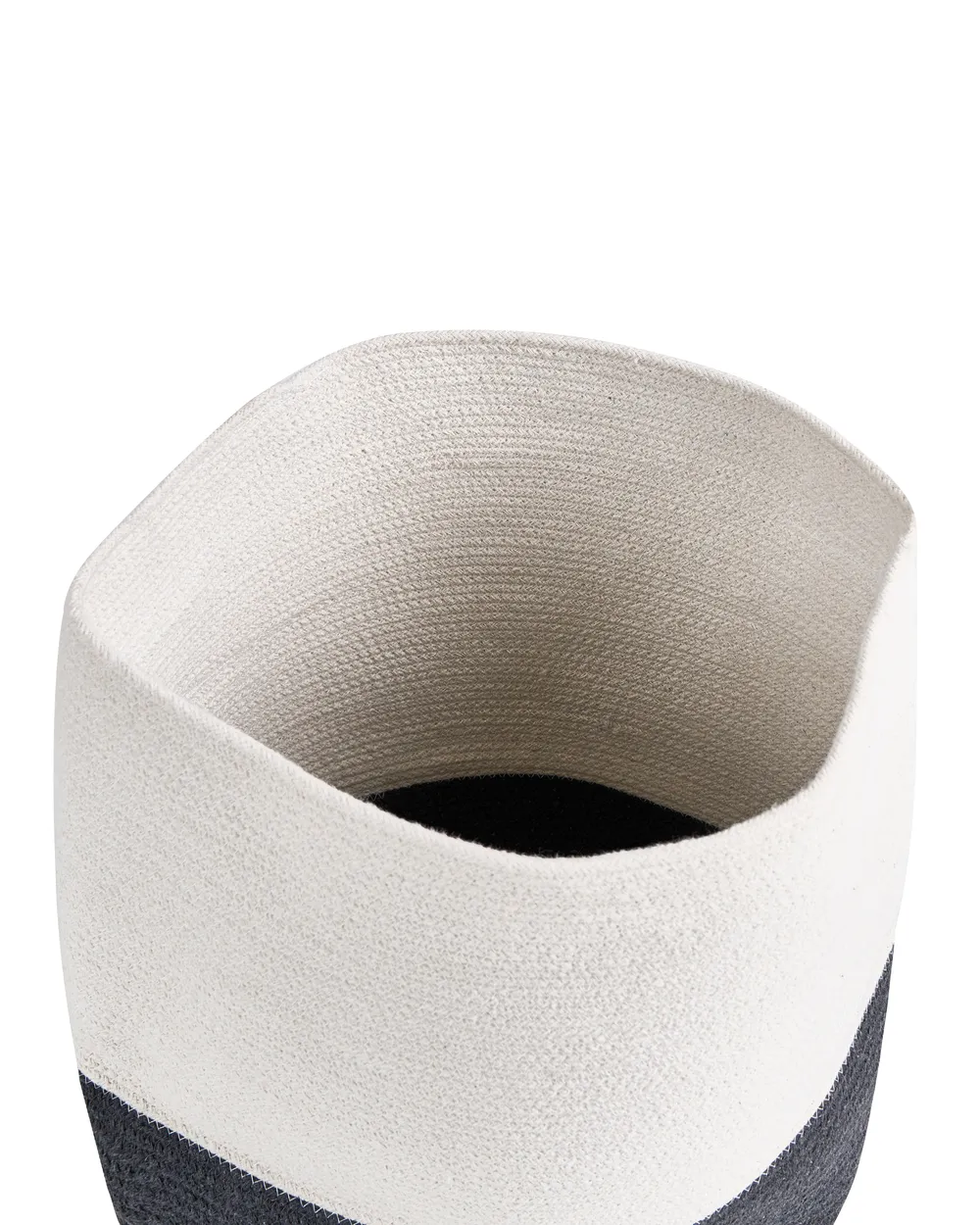 Basket SILOPI Cotton White/ Dark Grey_1067218