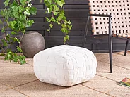 Pouf BODLA Kunststoff Weiß_1155631