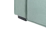 Eckschlafsofa 3-Sitzer EDANE mit Stauraum Stoff Hellgrün rechtsseitig_1057263