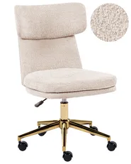 Desk Chair GRANBY Boucle Light Beige_1060387