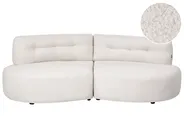 Sofa 3-Sitzer LAERDAL Bouclé Cremeweiß_1062082