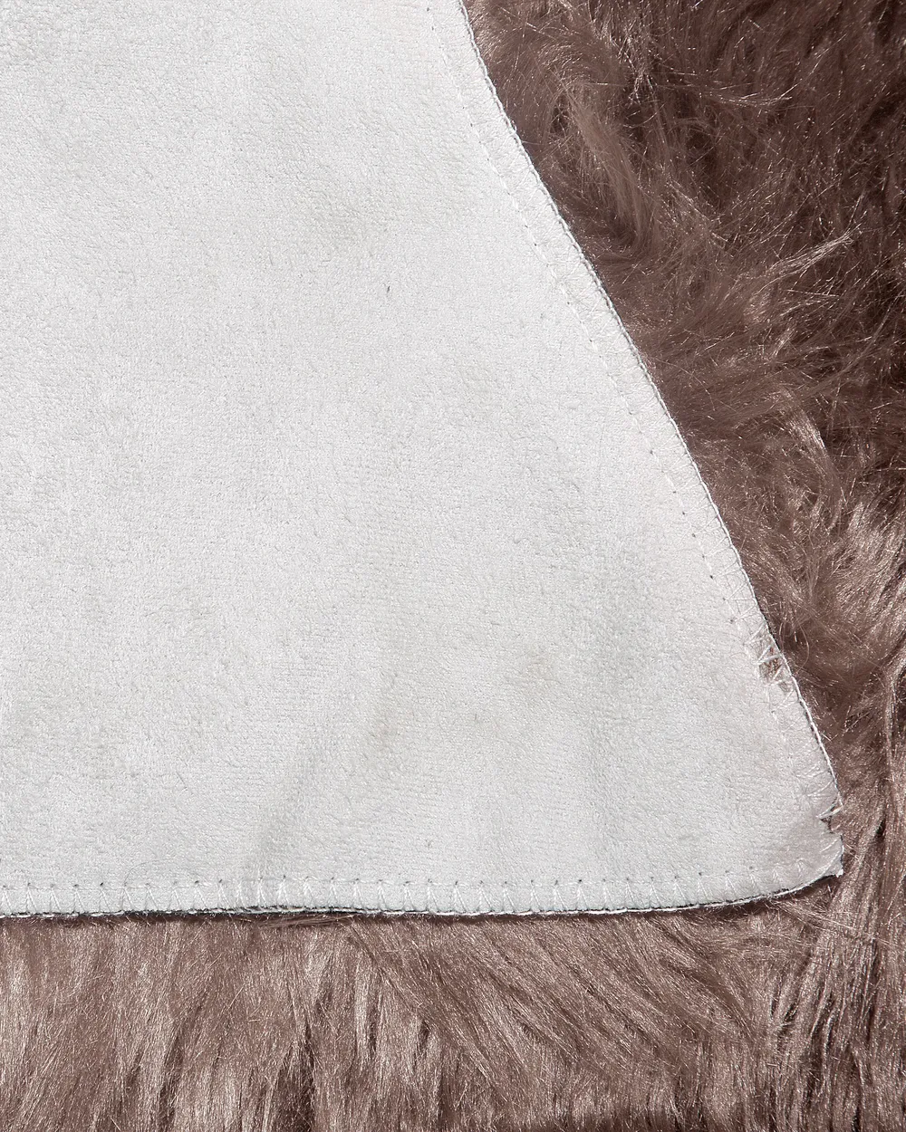 Faux Fur Rug MUNGO Brown 63 x 95 cm_710845