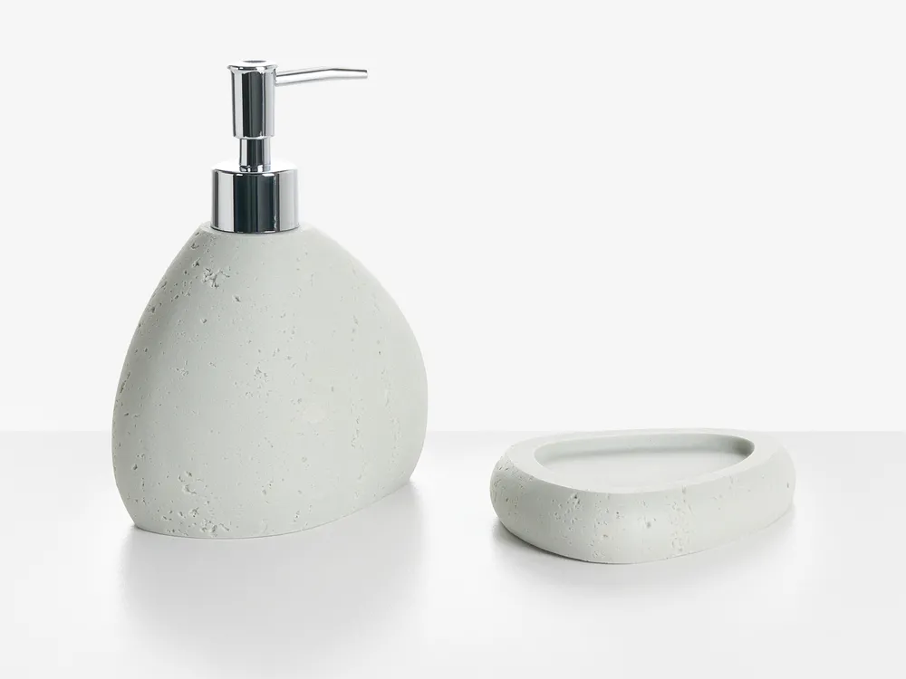 5-Piece Bathroom Accessories Set COATA Light Grey_996470