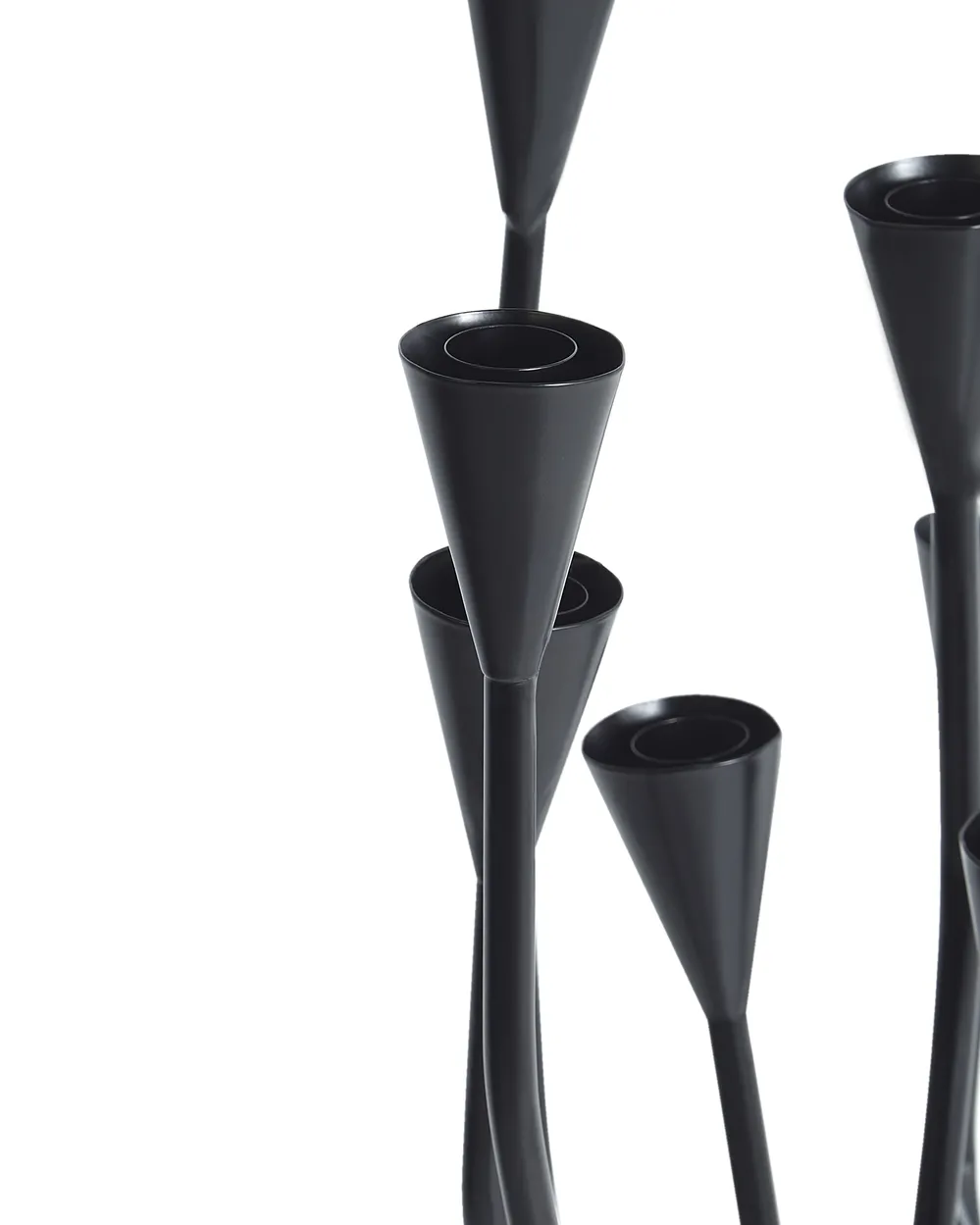 Kerzenständer MATOSINHOS 54 cm Metall Schwarz_968424