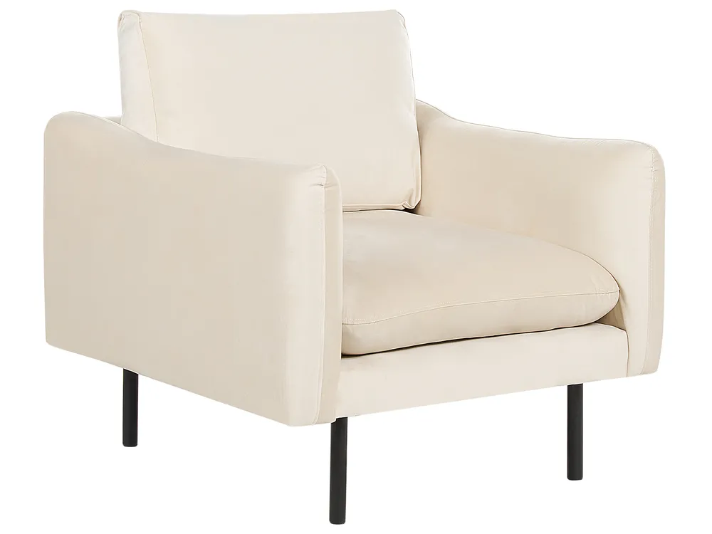 Sofa Set 4-Sitzer VINTERBRO Samtstoff Hellbeige_897572