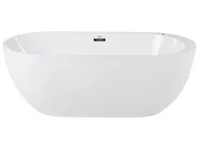 Freistehende Whirlwanne mit LED NEVIS 170 x 80 cm Weiß_850732