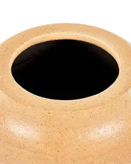 Dekovase SKIONE 34 cm Keramik Hellbraun_850849