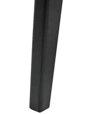 Set of 2 Dining Chairs RUBONIA Wood Black_1010470