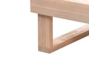 Outdoor Couchtisch MARETTIMO 60 cm 110 cm zertifiziertes Akazienholz Hellbraun_1154135