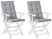 Sitzauflagen 2er Set MAUI PREMIUM Hellgrau_988905