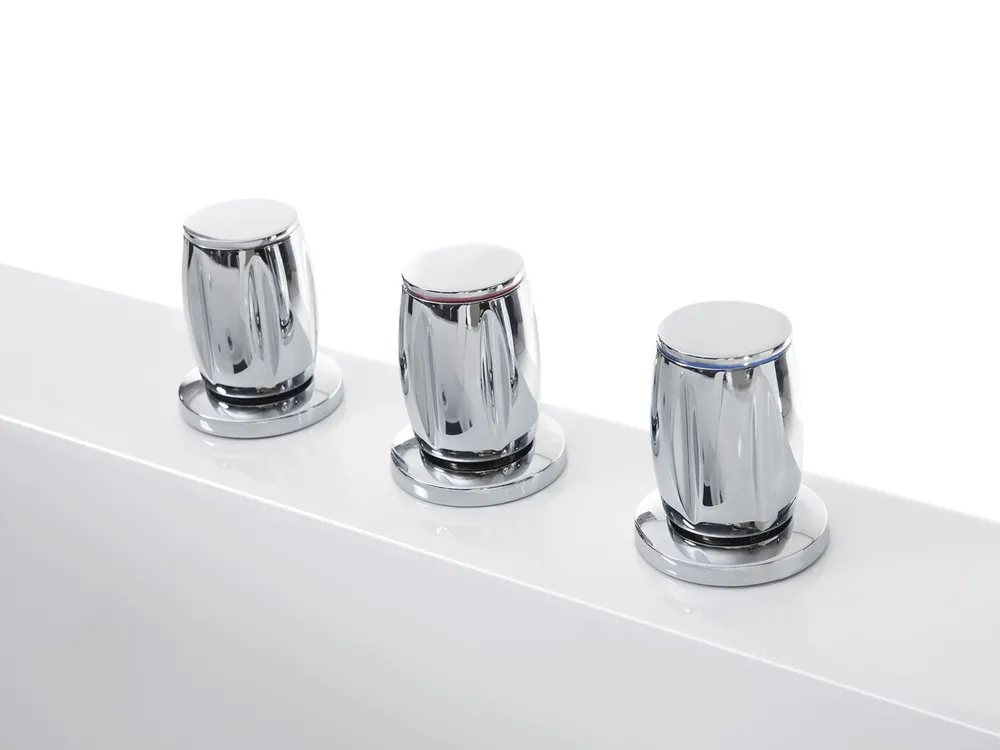 Corner Hot Tub with LED VARADERO 1830 x 900 mm White Left Hand_68153