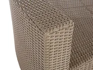 Lounge Set mit Tisch 9-Sitzer SEVERO Polyrattan Braun_678785