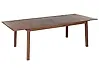 Ausziehbarer Gartentisch CESANA 180/240 cm 100 cm Akazienholz Dunkelbraun