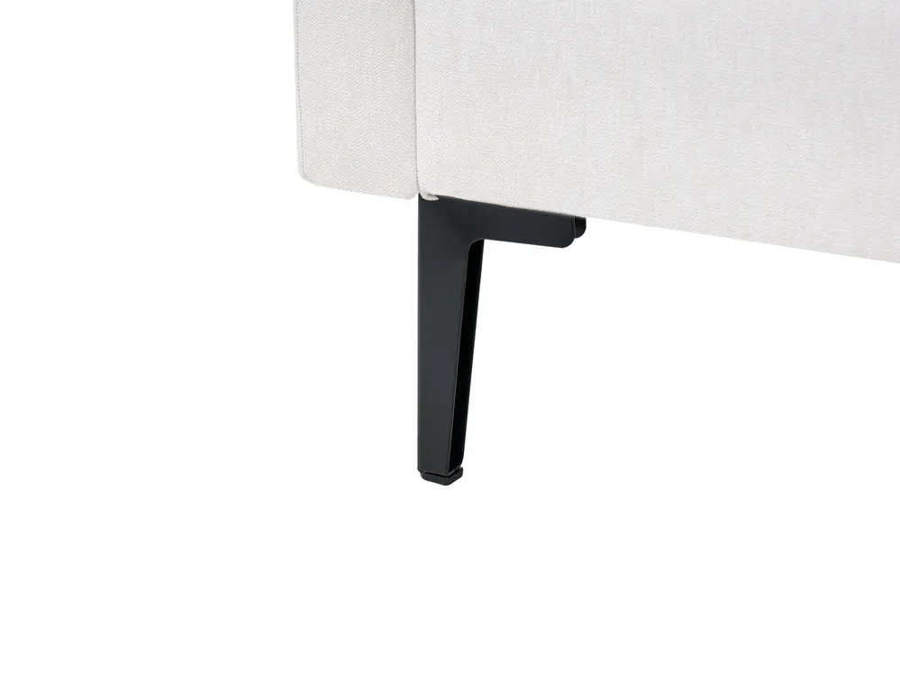 Sofa 2-Sitzer LOUSTO Stoff Hellbeige_1043919