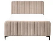 Bed Boucle LUNAN 120 x 200 cm (EU Small Double) Beige_1025646
