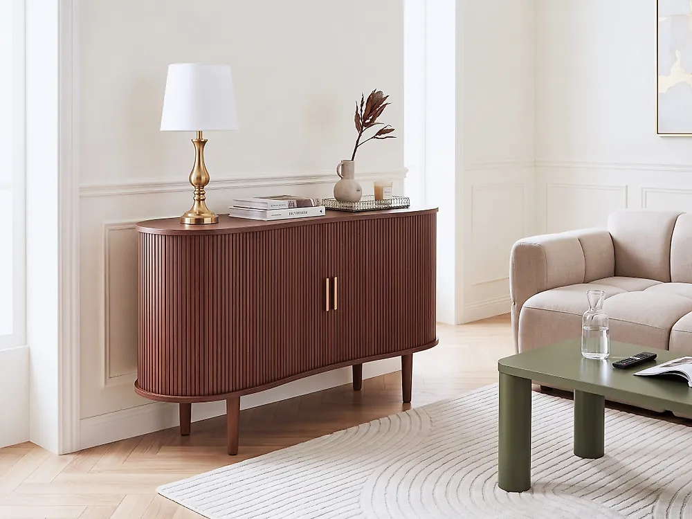 2 Door Sideboard LAURA Dark Brown