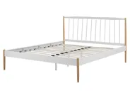 Bed Metal MAURS 160 x 200 cm (EU King Size) White_778501