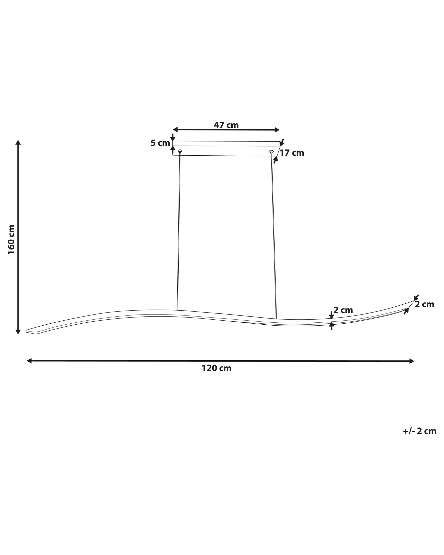 LED Hängeleuchte CALAO Metall Schwarz_824732