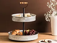 2-stöckiger Tortenständer KOUIGN Silber_1185334