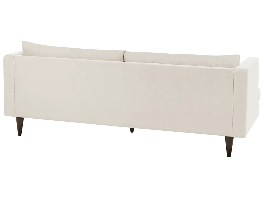 Sofa 3-Sitzer JARPEN Stoff Hellbeige_941527