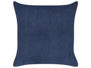 Ecksofa 4-Sitzer LUNNER Cord Dunkelblau linksseitig_961069