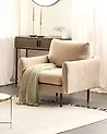 Sessel VINTERBRO Samtstoff Beige