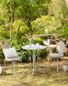 Gartenstuhl 2er Set CILENTO Metall Grau