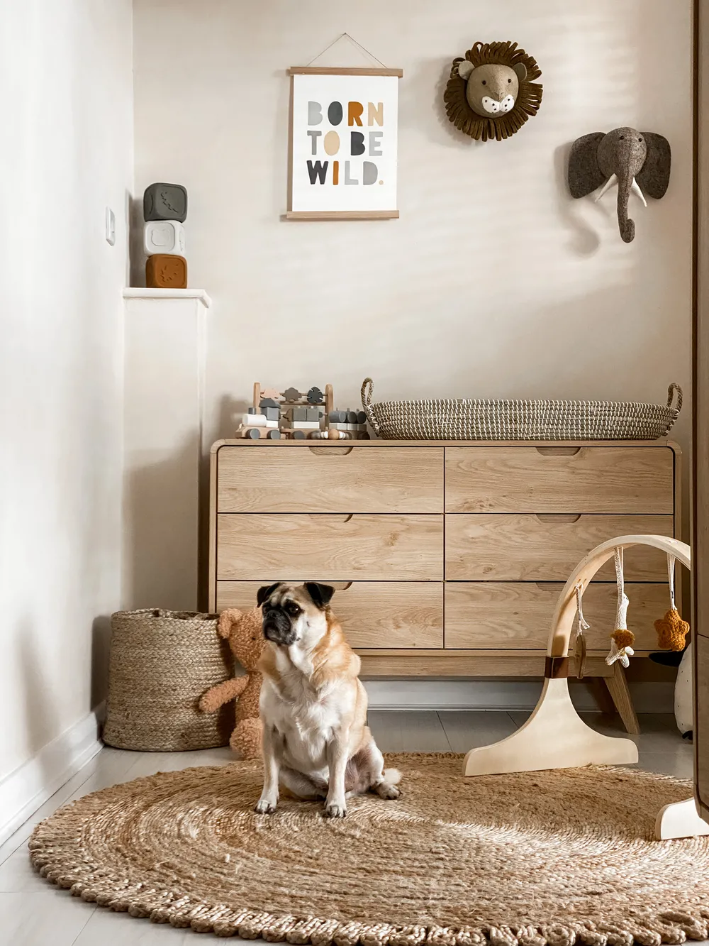 Teppich ERENCE Beige ø 140 cm_831012