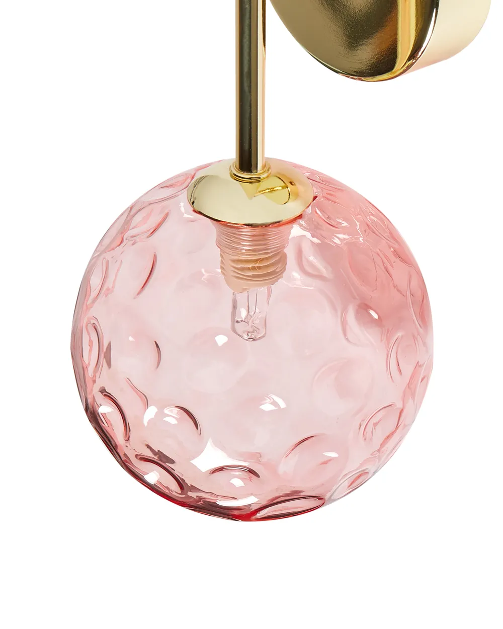 Wandlampe 2er Set ANADYR Glas Rosa_942983