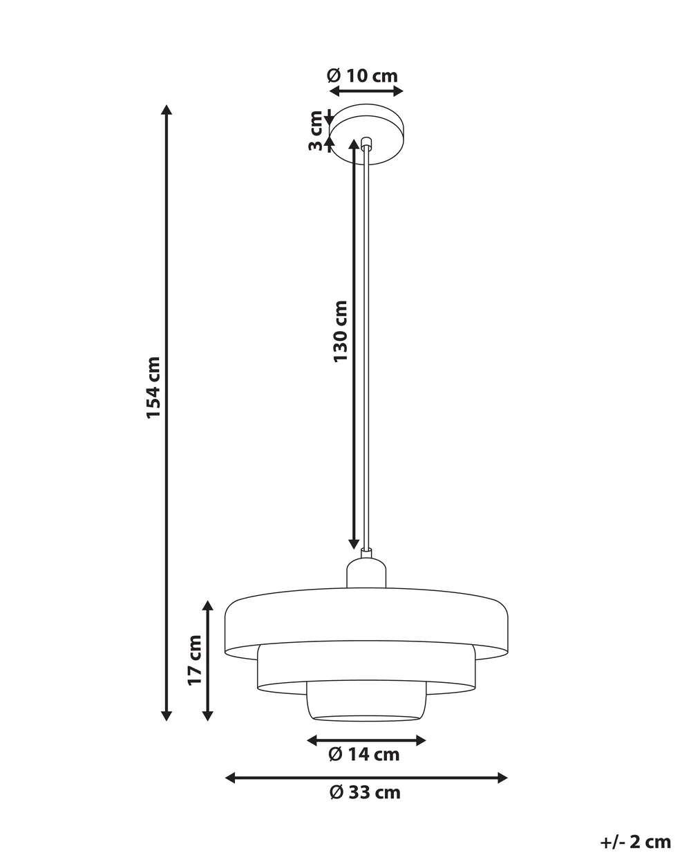 Pendant Lamp KOLGA Metal Black_987823