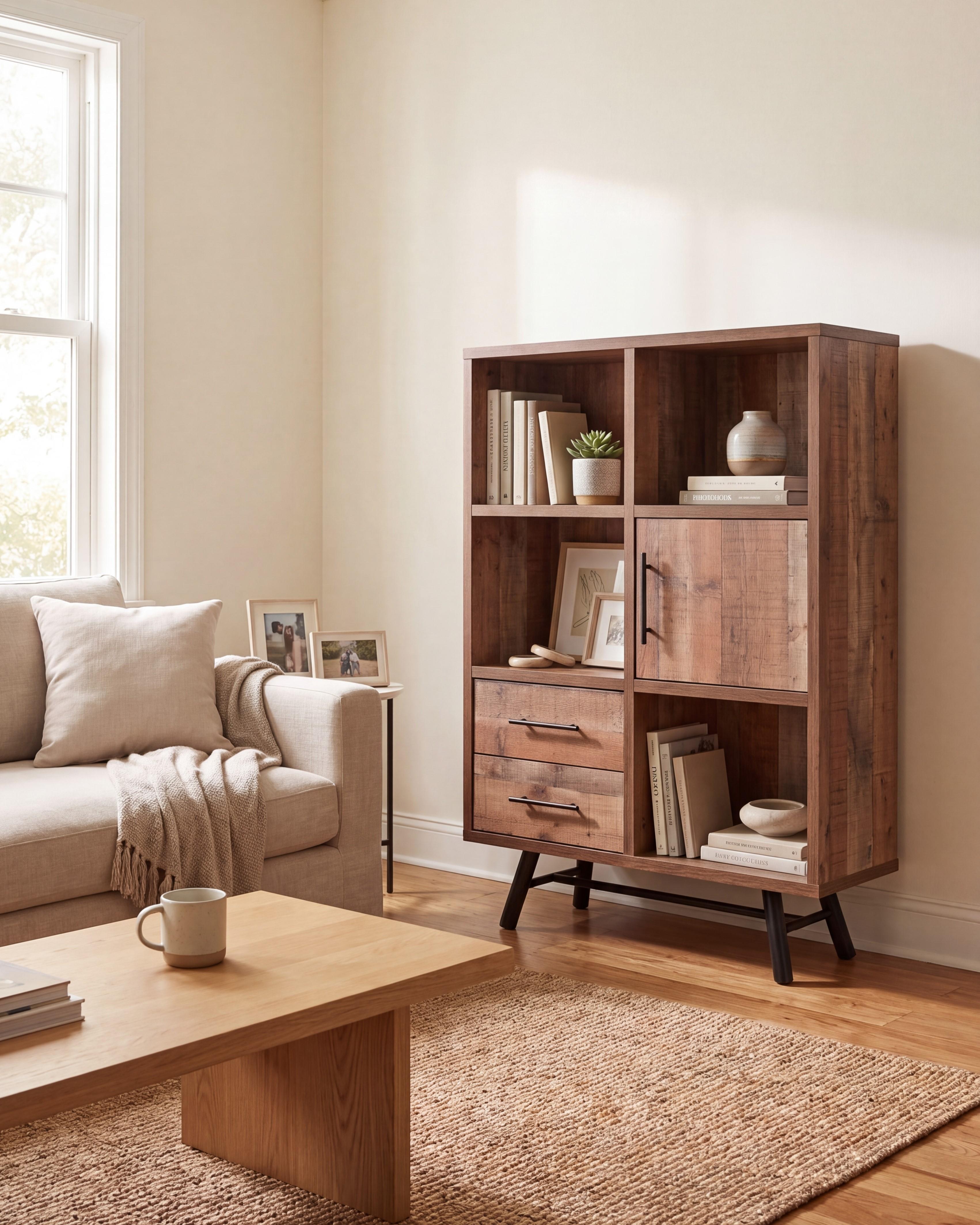 Meuble de rangement ATLANTA 131 cm Marron