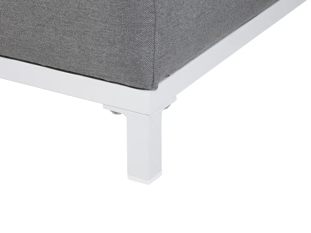 Lounge Set mit Tisch 5-Sitzer ROVIGO Grau_784927