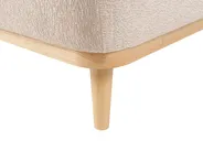 Corner Sofa 3 Seater SIMOS Chenille Beige Right Hand_927944