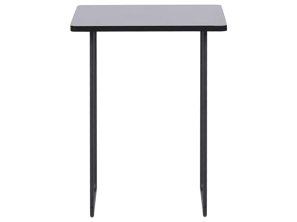 Sofa 3-Sitzer SOKNA mit Tischen Stoff Gelb_952847