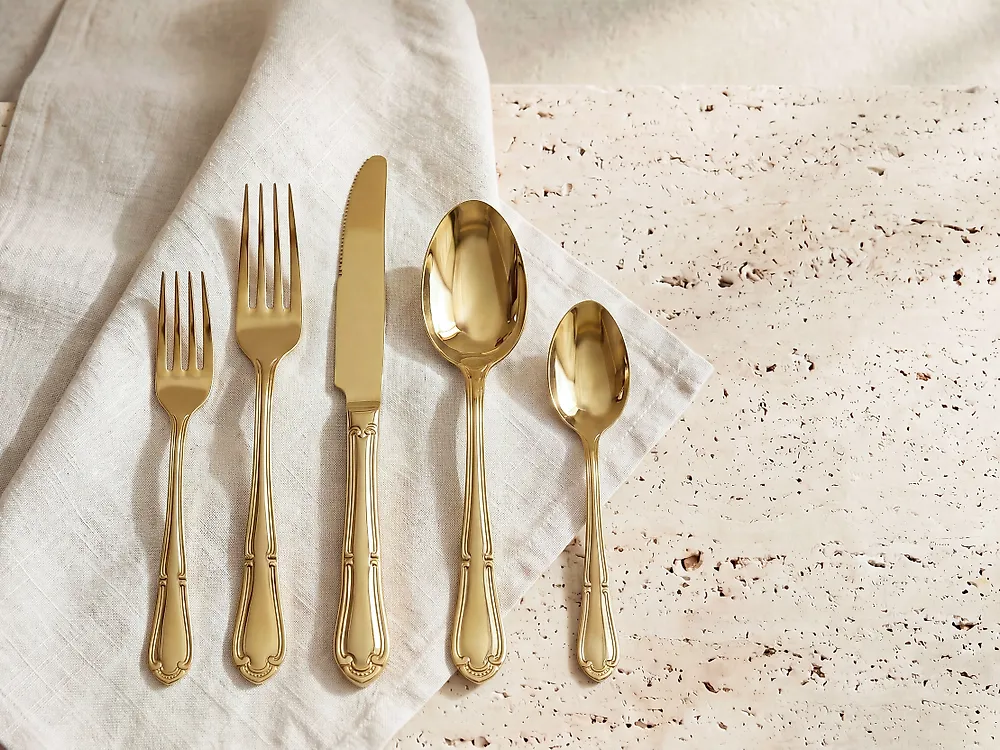 Besteckset 30-teilig PICI Gold_1184731