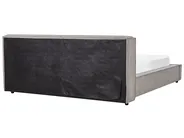 Bett mit Lattenrost Stoff LINARDS 180 x 200 cm Grau_876160