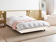Waterbed Boucle ALBI 140 x 200 cm (EU Double) Off-White_981904